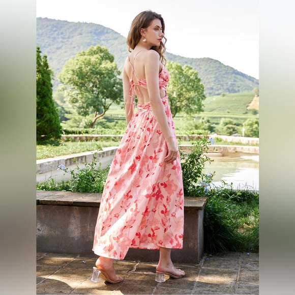 Backless A line Dress | Size M - Picture 4 of 6